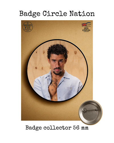 Bad bunny badge 56mm acier - bunny,