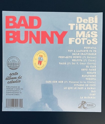 Bad bunny double vinyl - bad,